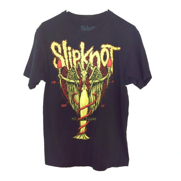 Slipknot Graphic Tee Shirt Black XL All Hope Is Gone Album Art Band Merch - Picture 1 of 6